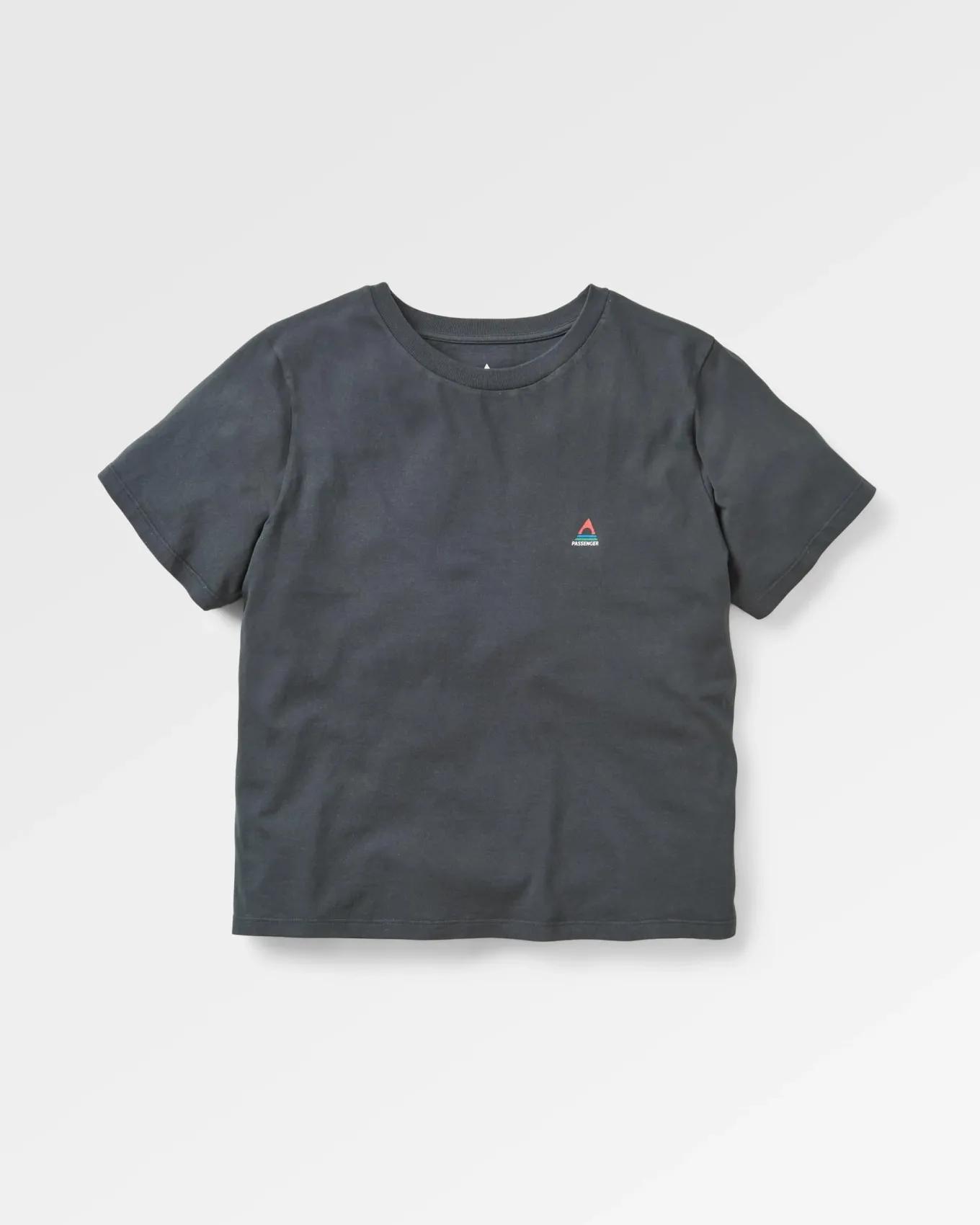 Klassisches T-Shirt aus recycelter Baumwolle - Schwarz
