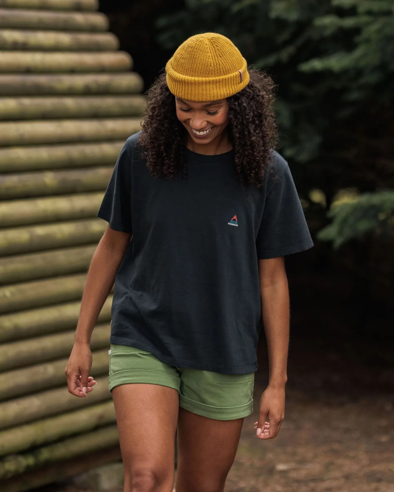 Klassisches T-Shirt aus recycelter Baumwolle - Schwarz