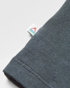 Klassisches T-Shirt aus recycelter Baumwolle - Schwarz