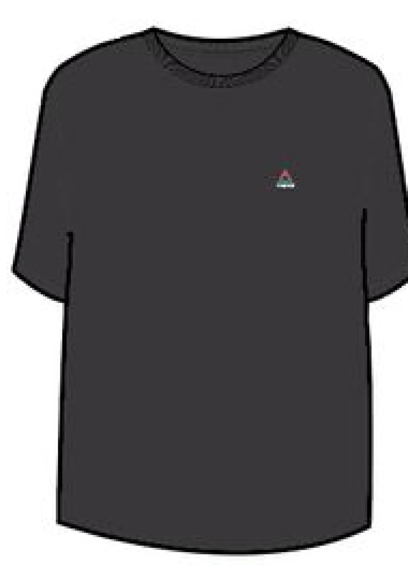Klassisches T-Shirt aus recycelter Baumwolle - Schwarz