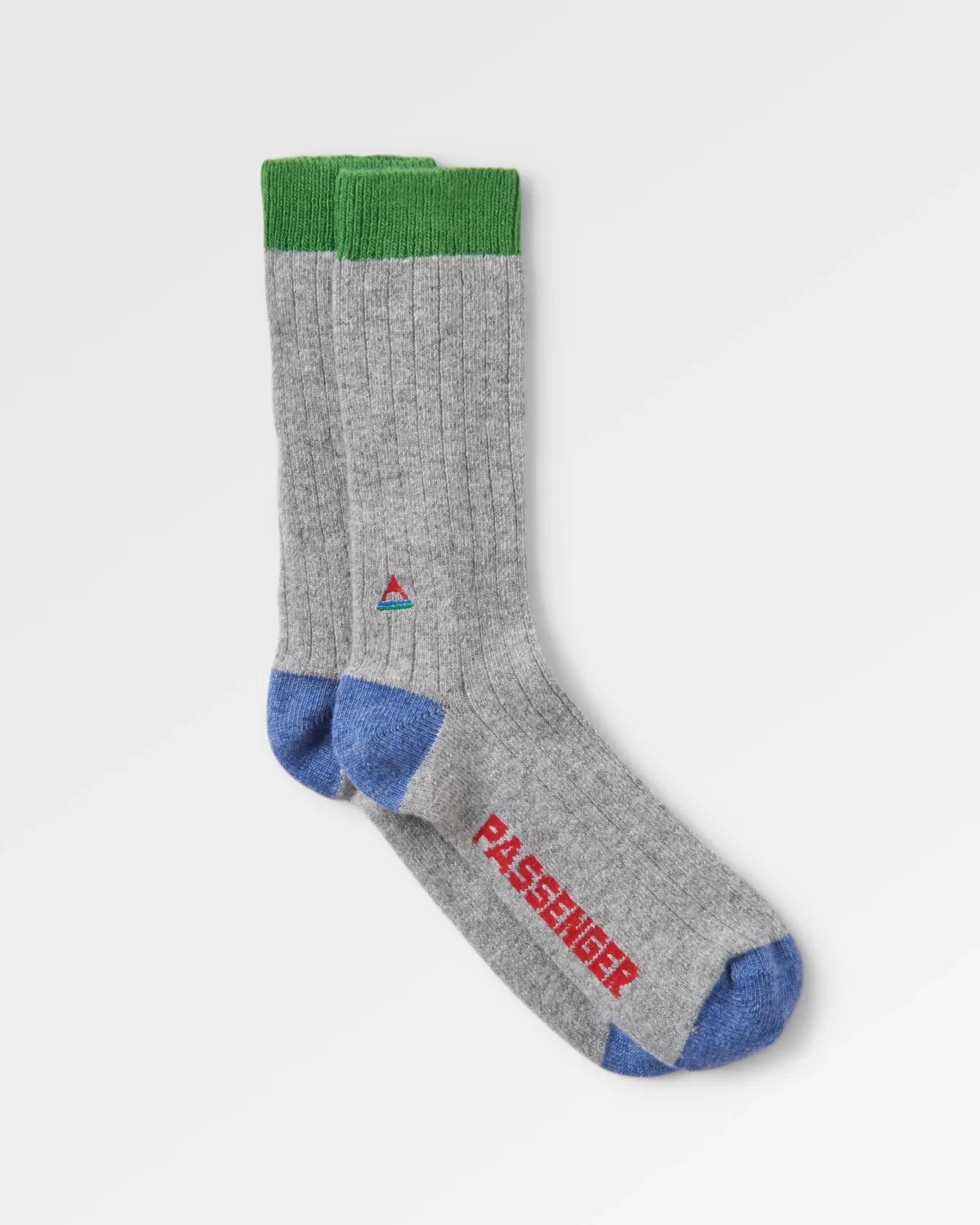 Koa Recycelte Crew Socken - Graumeliert