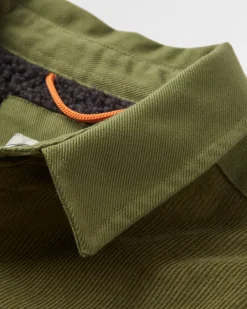 Kodiak 2.0 Sherpa Lined Cord Overshirt - Khaki