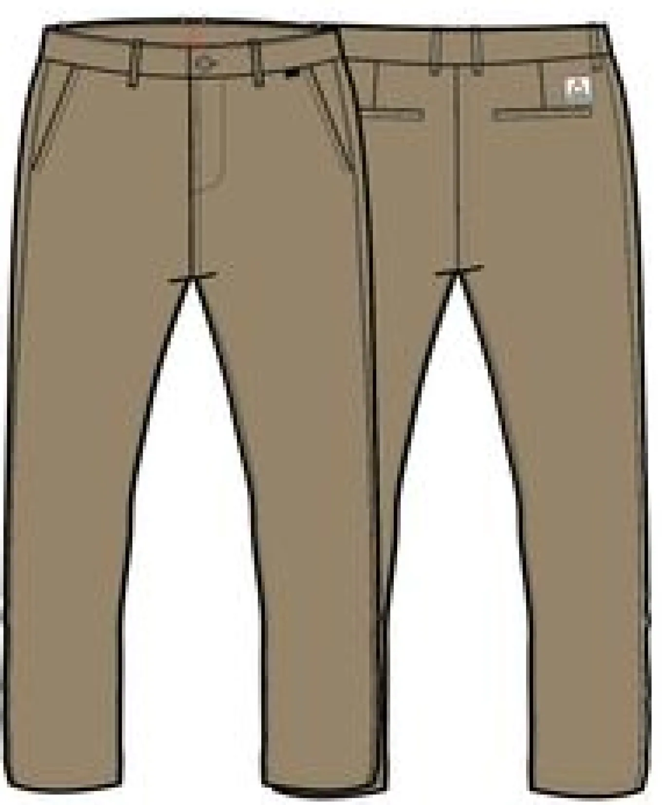 365 Leichte Bio-Baumwoll Hose - Keks