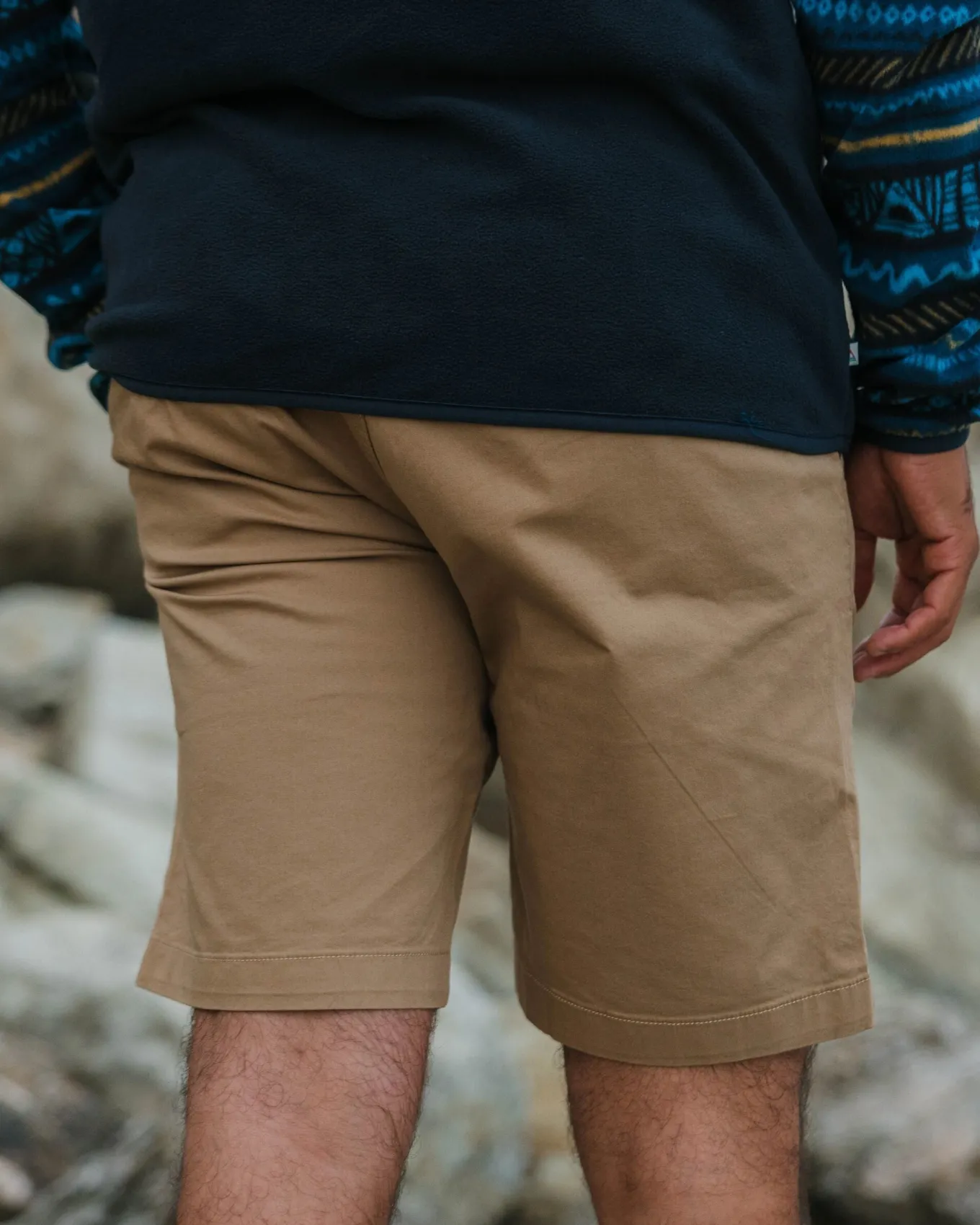 365 Leichte Bio-Baumwollshorts - Keks