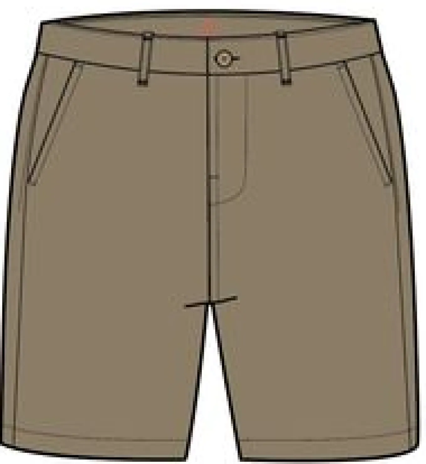 365 Leichte Bio-Baumwollshorts - Keks