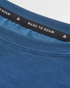 Lotus Recyceltes Aktives Langarm-Top - Dunkler Denim