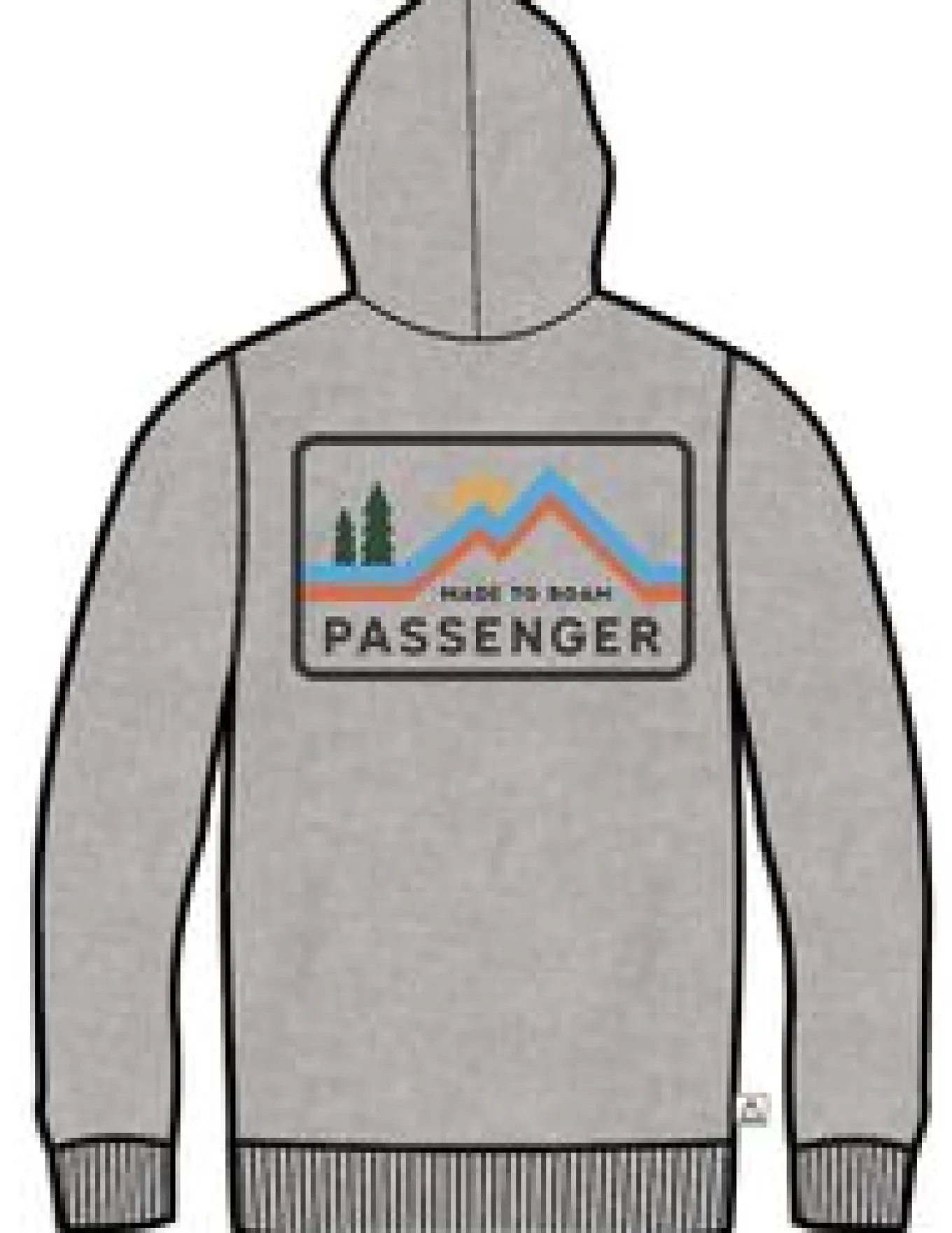 Made To Roam Hoodie - Grey Marl