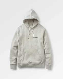Made to Roam Recycelter Kapuzenpullover - Graumeliert