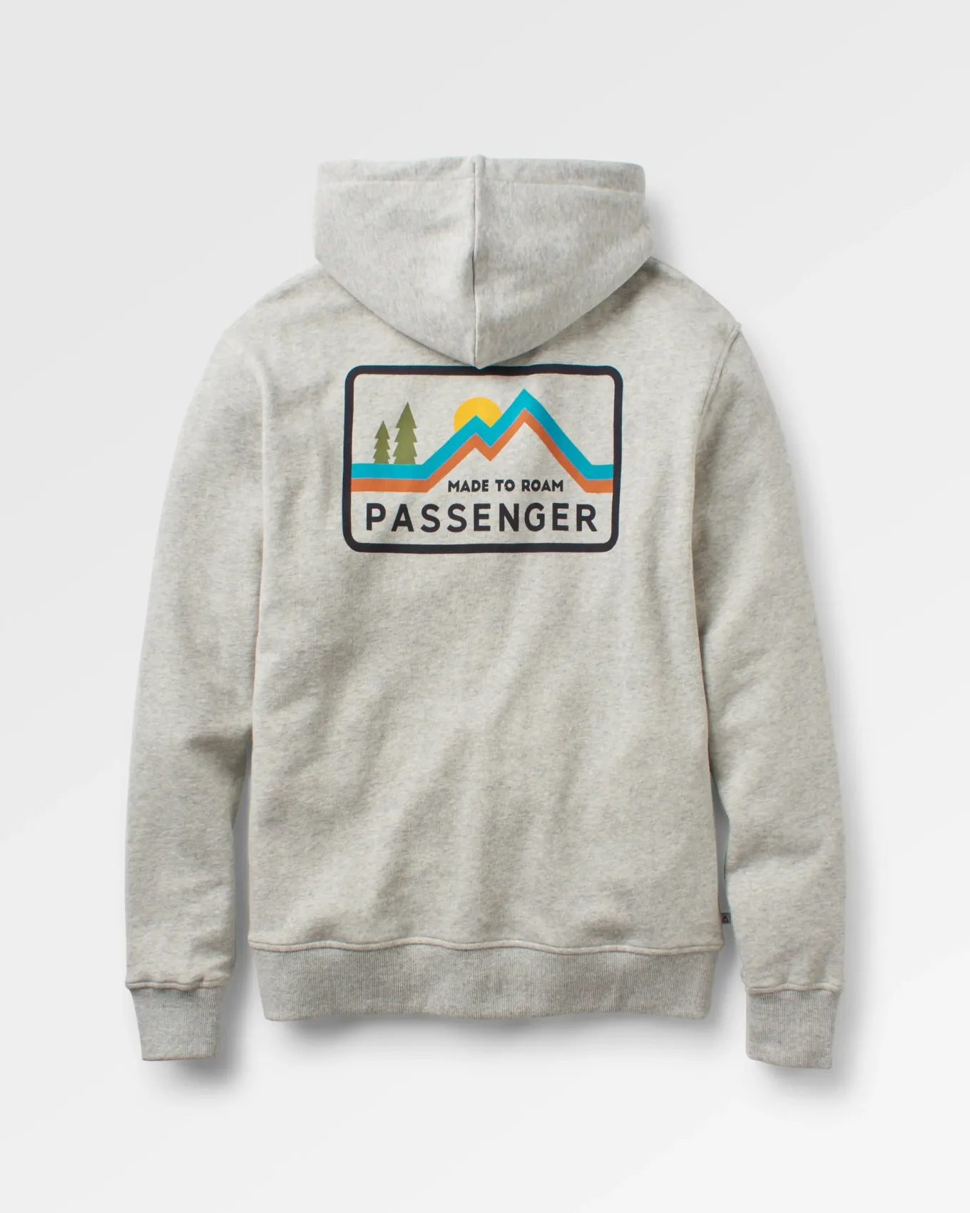 Made to Roam Recycelter Kapuzenpullover - Graumeliert