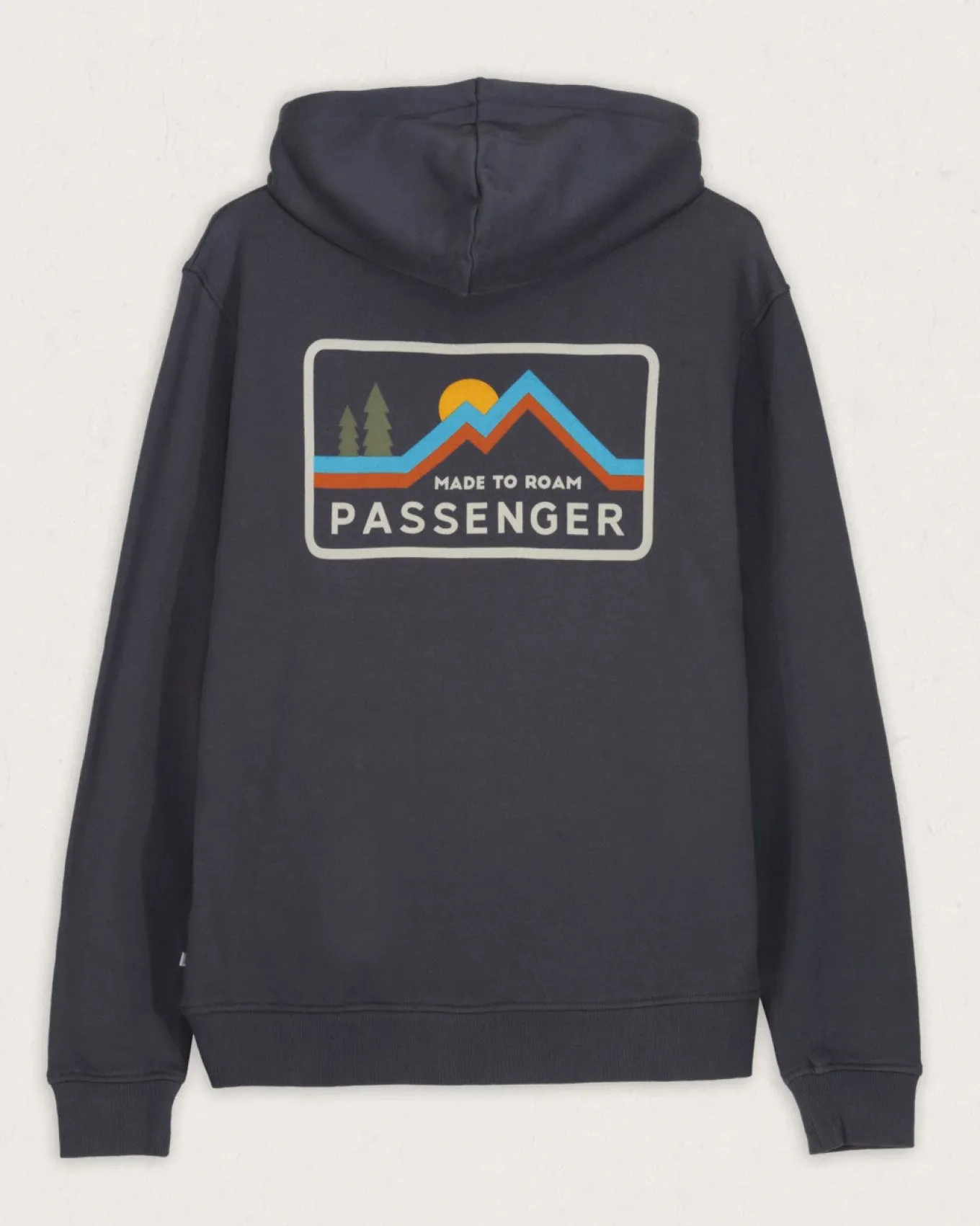 Made to Roam Recycelter Kapuzenpullover - Verblasstes Schwarz