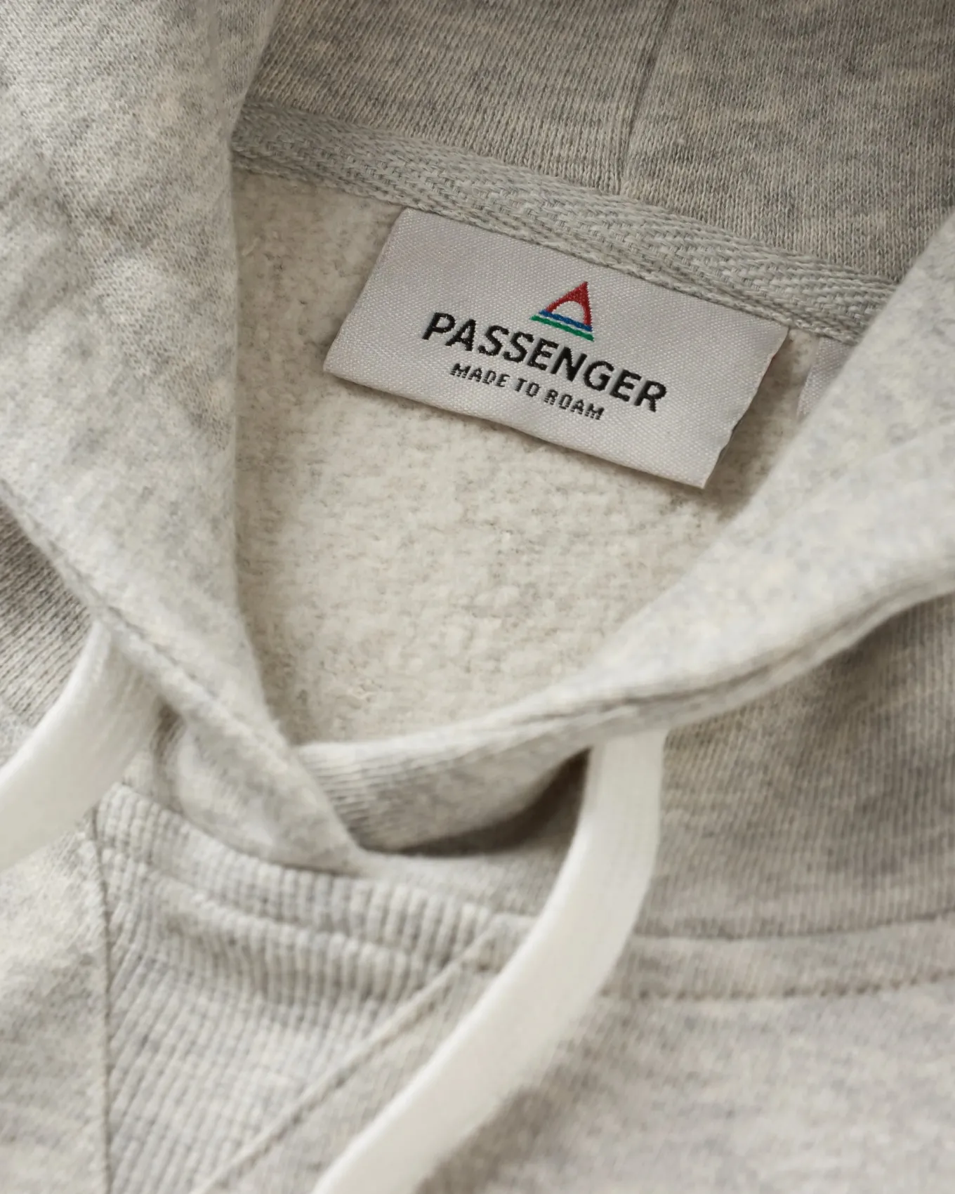 Made to Roam Recycelter Kapuzenpullover - Graumeliert