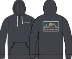 Made to Roam Recycelter Kapuzenpullover - Verblasstes Schwarz