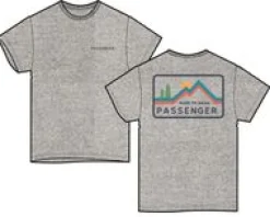 Made To Roam Recyceltes Baumwoll-T-Shirt - Graumeliert