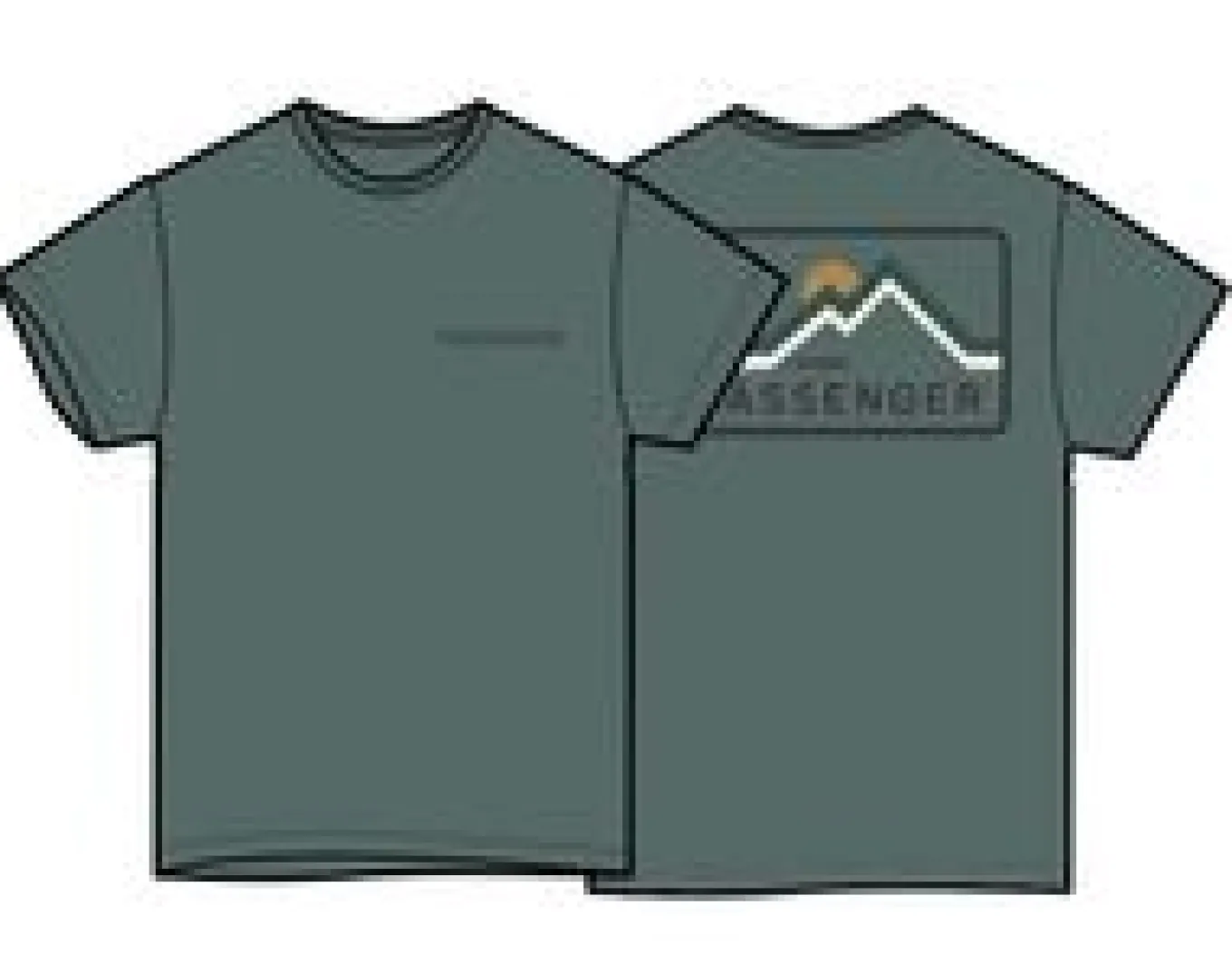 Made To Roam Recyceltes Baumwoll-T-Shirt - Tiefsee