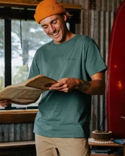 Made To Roam Recyceltes Baumwoll-T-Shirt - Tiefsee