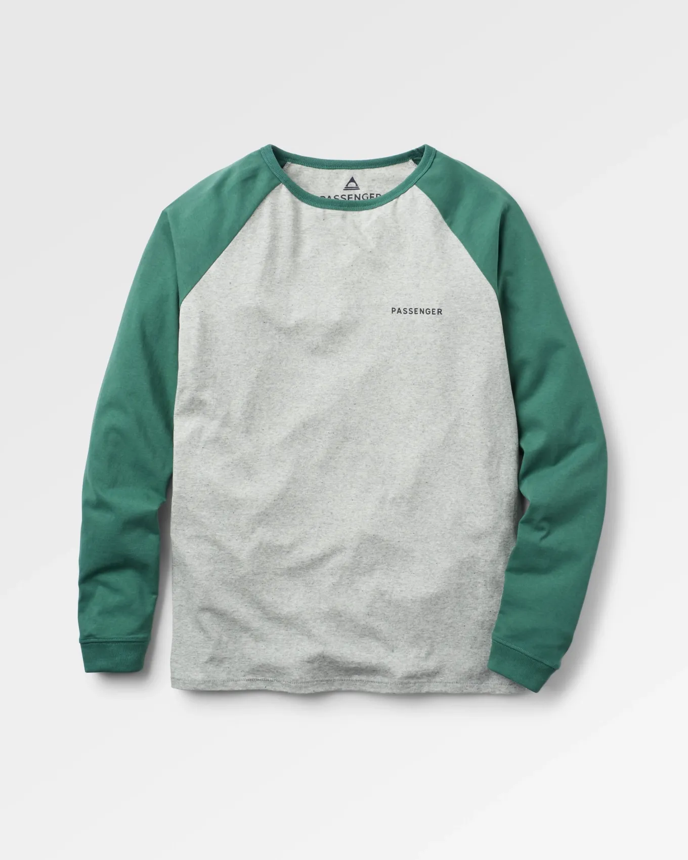 Made to Roam Recyceltes Langarmshirt - Graumeliert