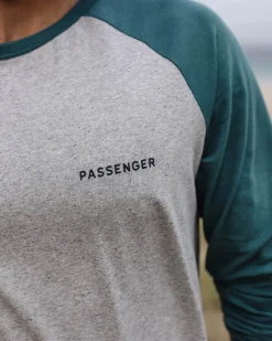 Made to Roam Recyceltes Langarmshirt - Graumeliert