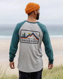 Made to Roam Recyceltes Langarmshirt - Graumeliert