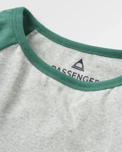 Made to Roam Recyceltes Langarmshirt - Graumeliert