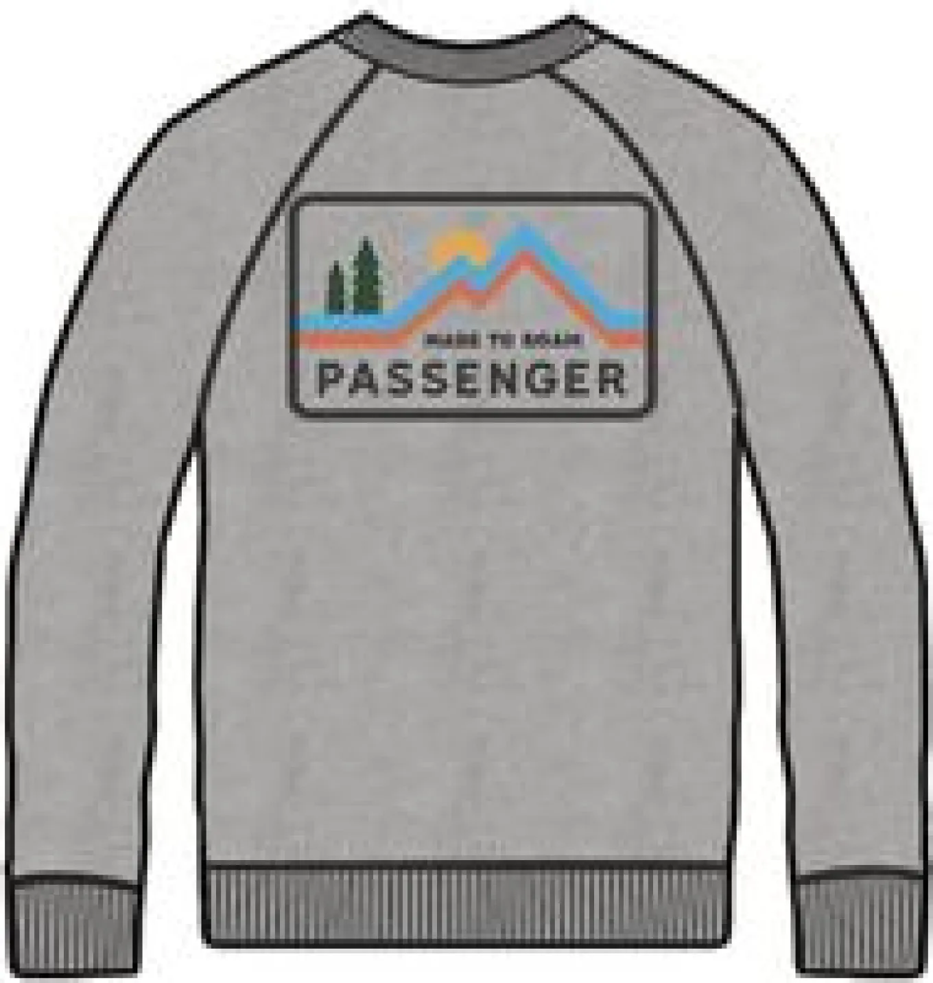 Made To Roam Sweatshirt - Graumeliert