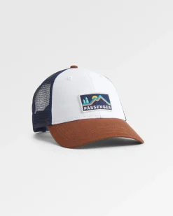 Made To Roam Trucker Kappe - Sattes Marineblau/Gummi