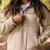 Maine 2.0 1/2 Zip Recyceltes Sherpa-Fleece - Hafermehl