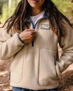 Maine 2.0 1/2 Zip Recyceltes Sherpa-Fleece - Hafermehl
