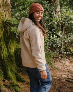 Maine 2.0 1/2 Zip Recyceltes Sherpa-Fleece - Hafermehl