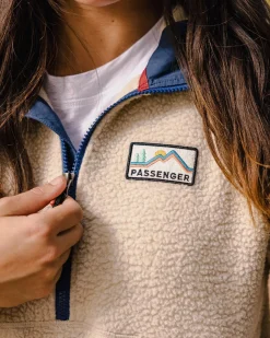 Maine 2.0 1/2 Zip Recyceltes Sherpa-Fleece - Hafermehl