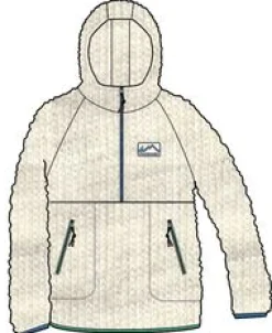 Maine 2.0 1/2 Zip Recyceltes Sherpa-Fleece - Hafermehl