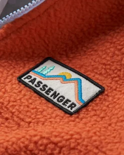 Maine 2.0 Colour Block 1/2 Zip Recyceltes Sherpa-Fleece - Blauer Stahl