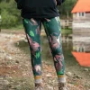 Mantra Recycelte Aktiv Leggings - Abstrakte Bergtanne