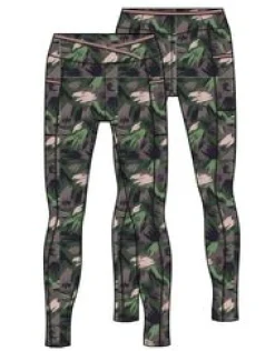 Mantra Recycelte Aktiv Leggings - Abstrakte Bergtanne