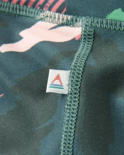 Mantra Recycelte Aktiv Leggings - Abstrakte Bergtanne