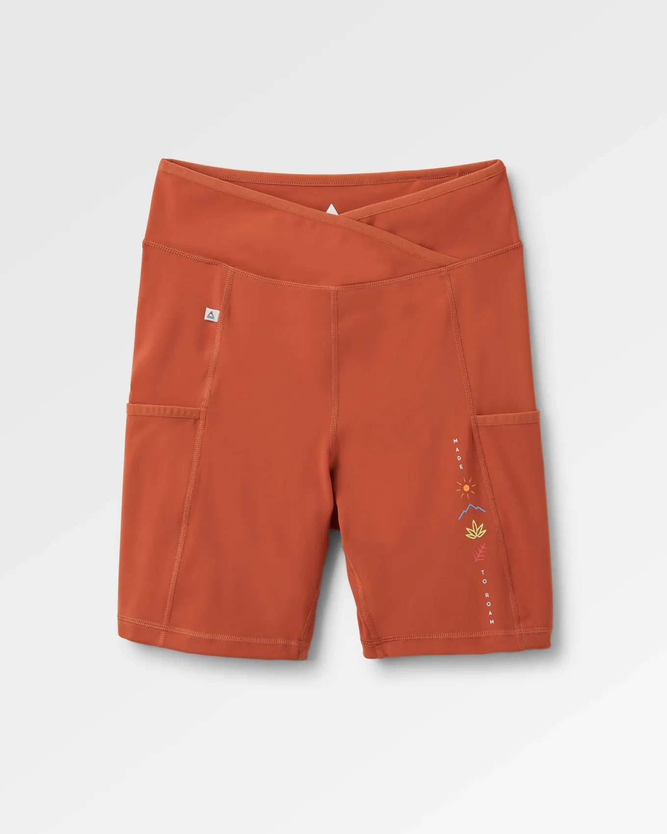 Mantra Recycelte Aktiv-Short - Gebrannter Ton