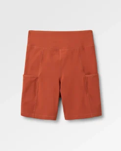 Mantra Recycelte Aktiv-Short - Gebrannter Ton