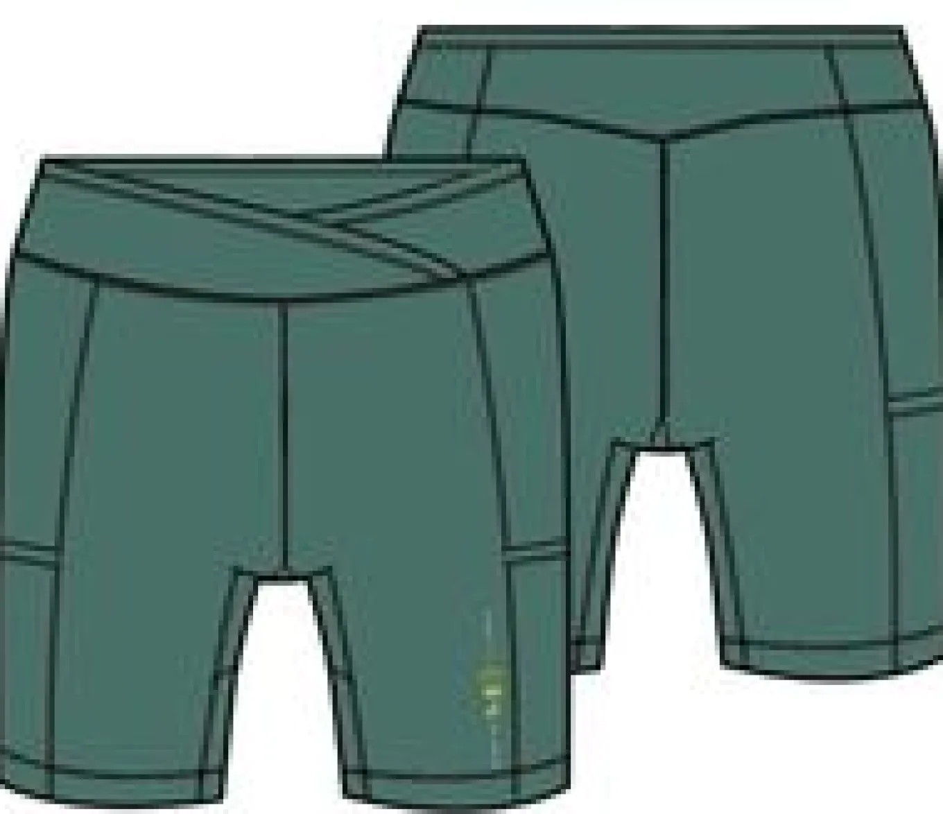 Mantra Recycelte Aktiv-Short - Tiefsee