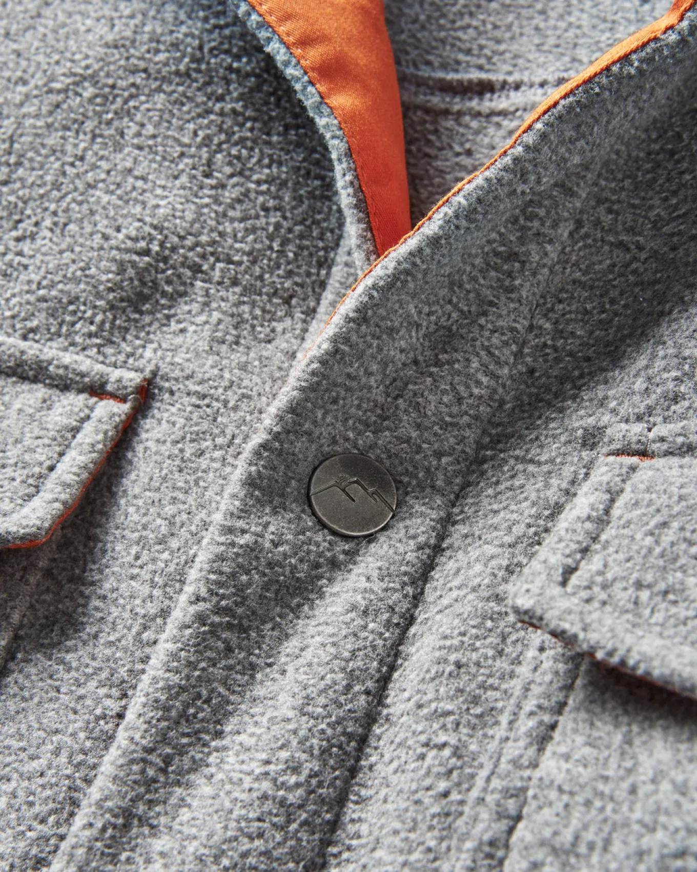 Maple Recyceltes Polar-Fleece-HemdMaple Polar-Fleece-Hemd - Graumeliert
