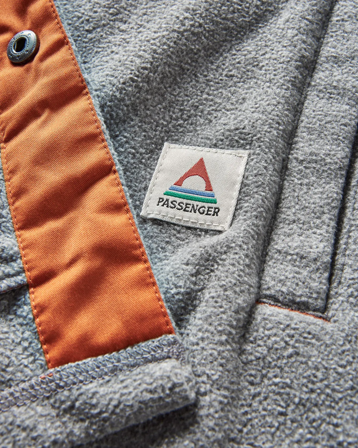 Maple Recyceltes Polar-Fleece-HemdMaple Polar-Fleece-Hemd - Graumeliert