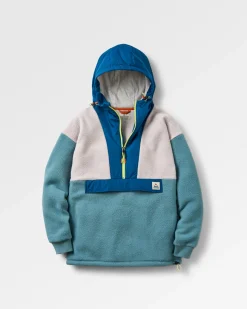 Maren 1/2 Zip Recyceltes Sherpa-Fleece - Arktis