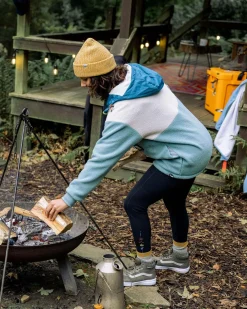 Maren 1/2 Zip Recyceltes Sherpa-Fleece - Arktis