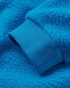 Maren 1/2 Zip Recyceltes Sherpa-Fleece - Eichelhäherblau