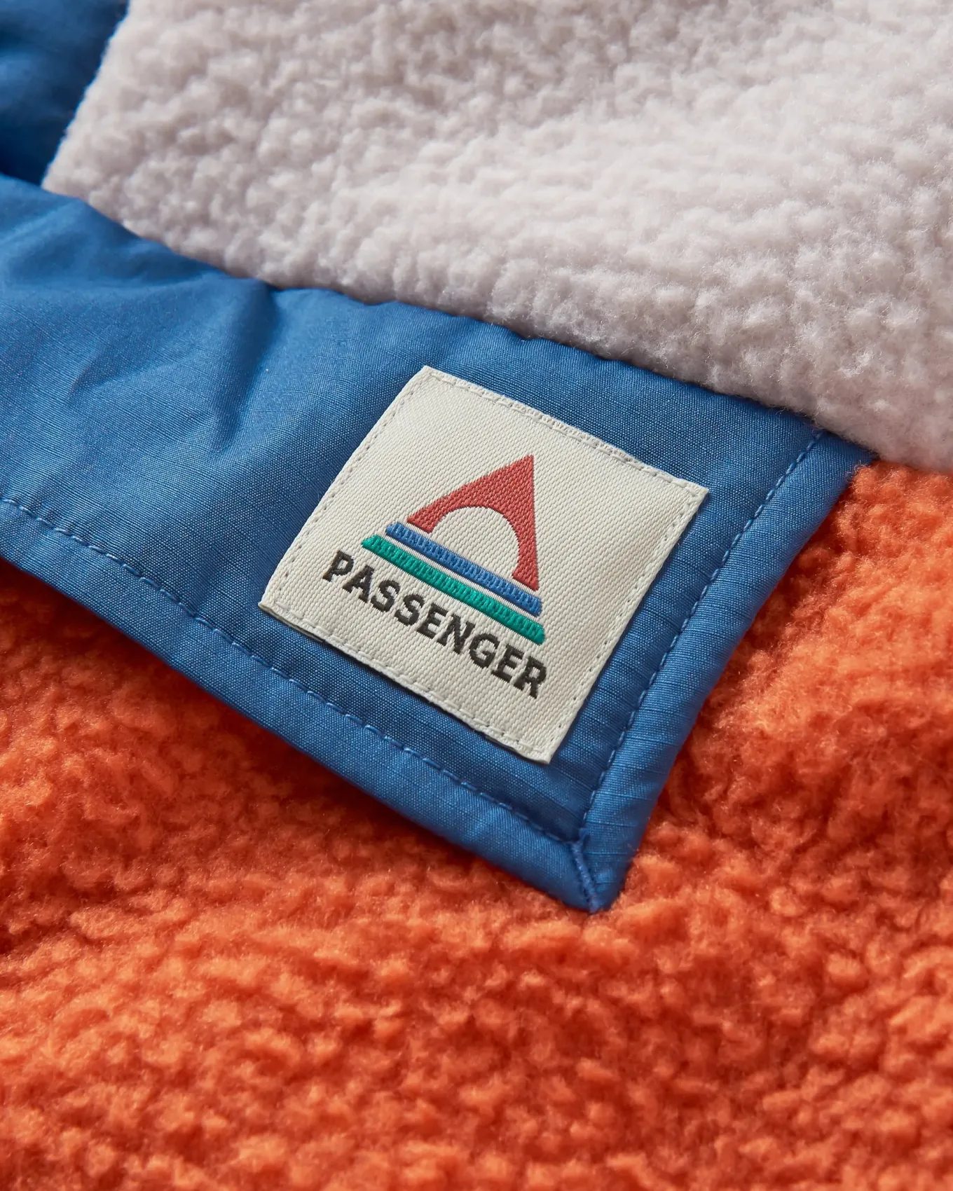 Maren 1/2 Zip Recyceltes Sherpa-Fleece - Gebranntes Orange