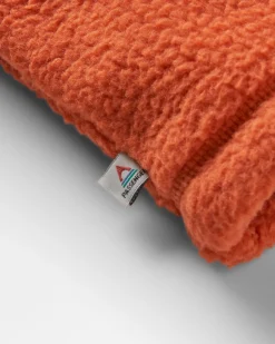 Maren 1/2 Zip Recyceltes Sherpa-Fleece - Gebranntes Orange