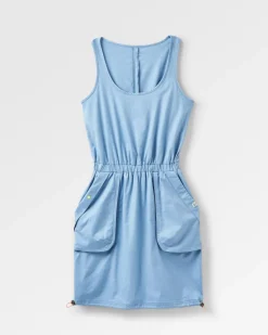 Mesmorise Organisches Baumwoll-Kleid - Verblasstes Denim