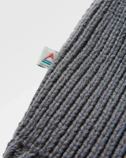 Moments Übergroßer Bio-Strickpullover - Limette Multi Streifen