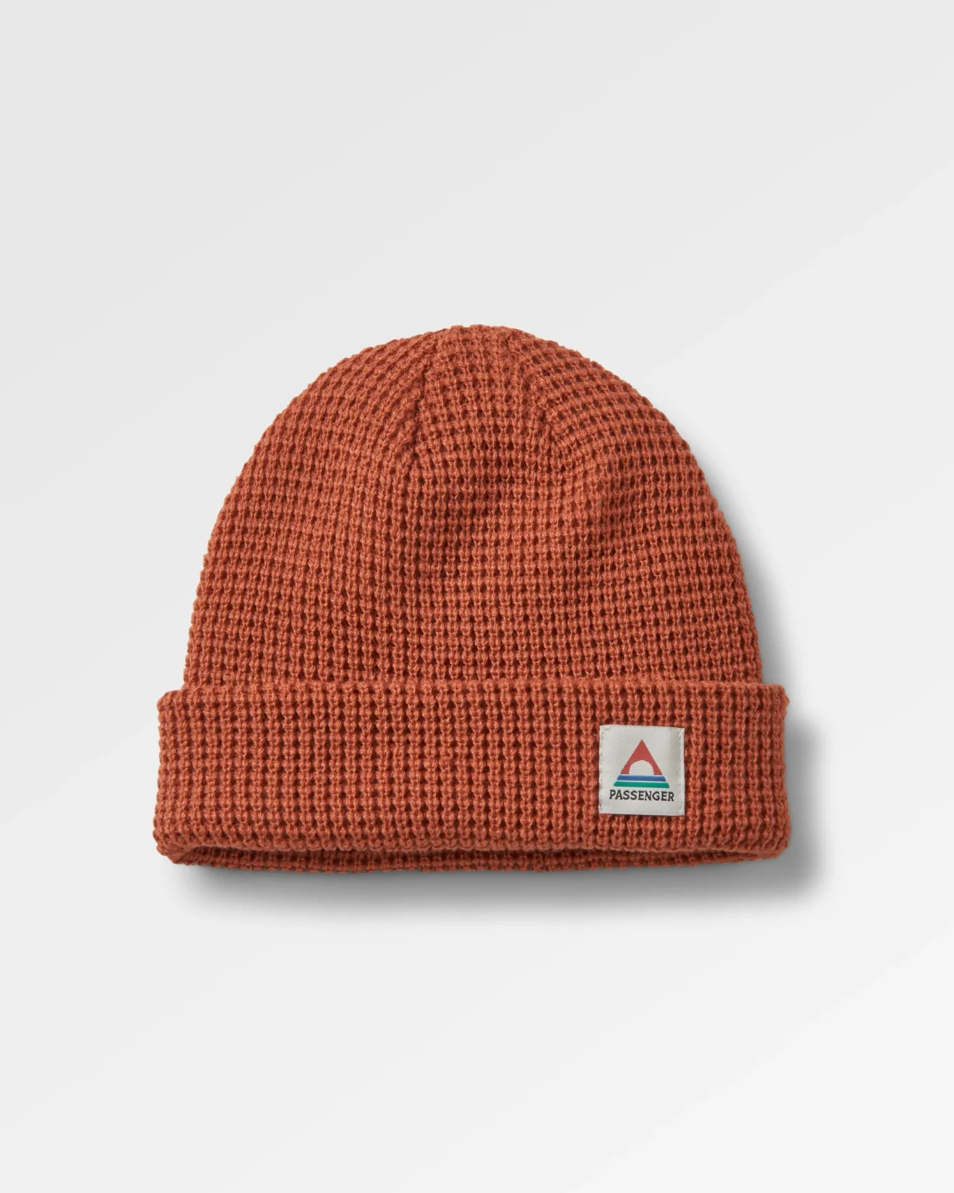 Moss Doppelschicht Recycelte Waffel-Beanie - Gebrannter Ton