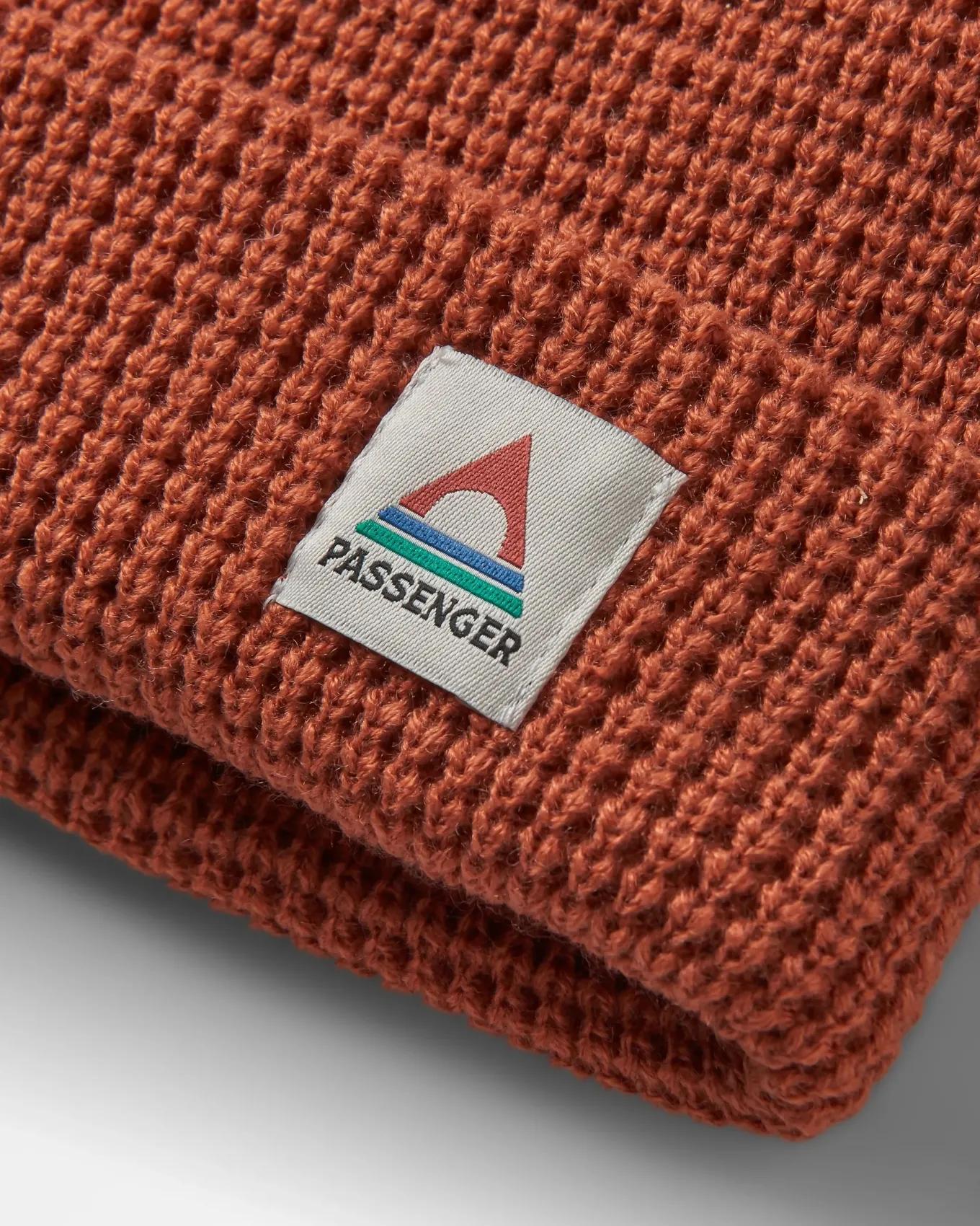 Moss Doppelschicht Recycelte Waffel-Beanie - Gebrannter Ton