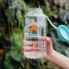Nalgene 1L Weithals-Wasserflasche - Klar - Klar
