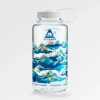 Nalgene 1L Wide Mouth Water Bottle - Winter Mountains